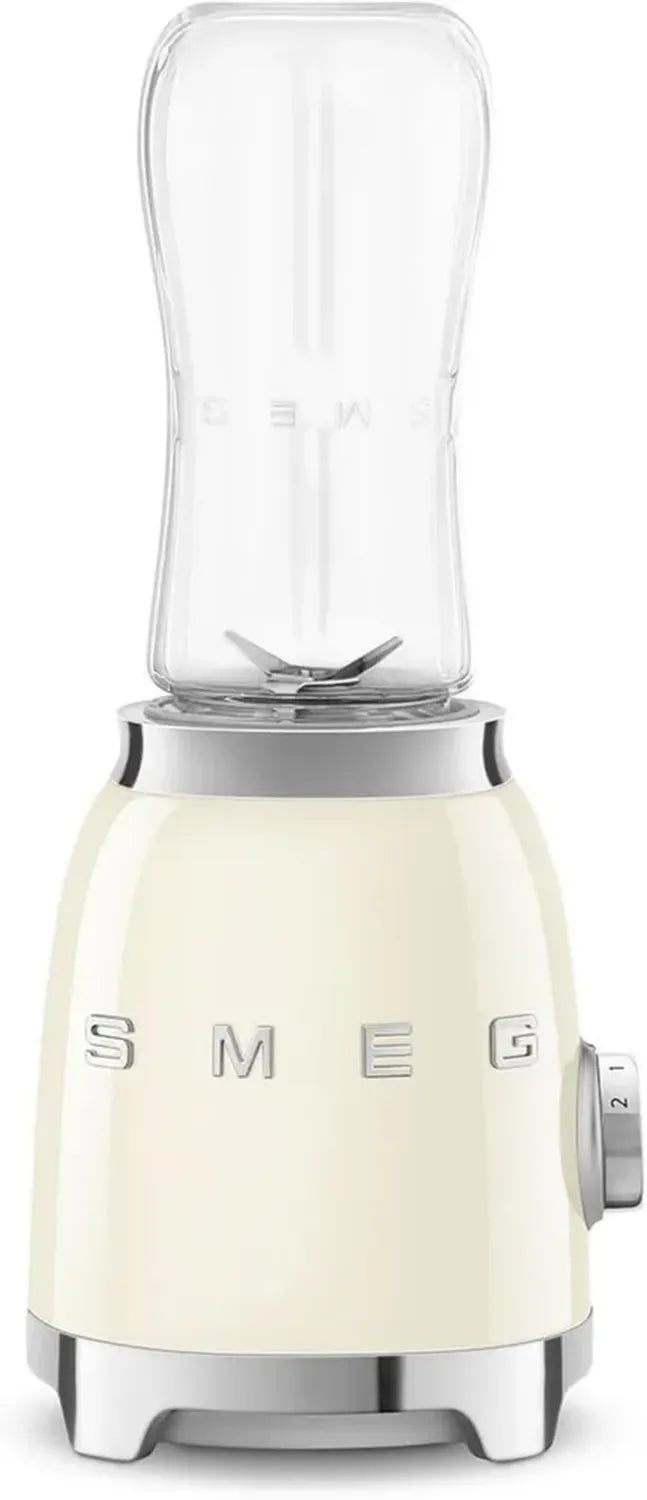 Smeg Kompaktmixer 300W mit 2 Geschwindigkeiten und Zubehör, Creme