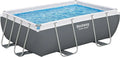 Bestway Power Steel Aufstellpool Set 2,82 m x 1,96 m x 84 cm für den Garten