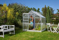 Vitavia Comet Gewächshaus 3800, Aluminium, 3,8m², 4mm Polycarbonatplatten | Wetterbeständig & stabil | Ideal für Gemüse & Pflanzen | Langlebig & robust