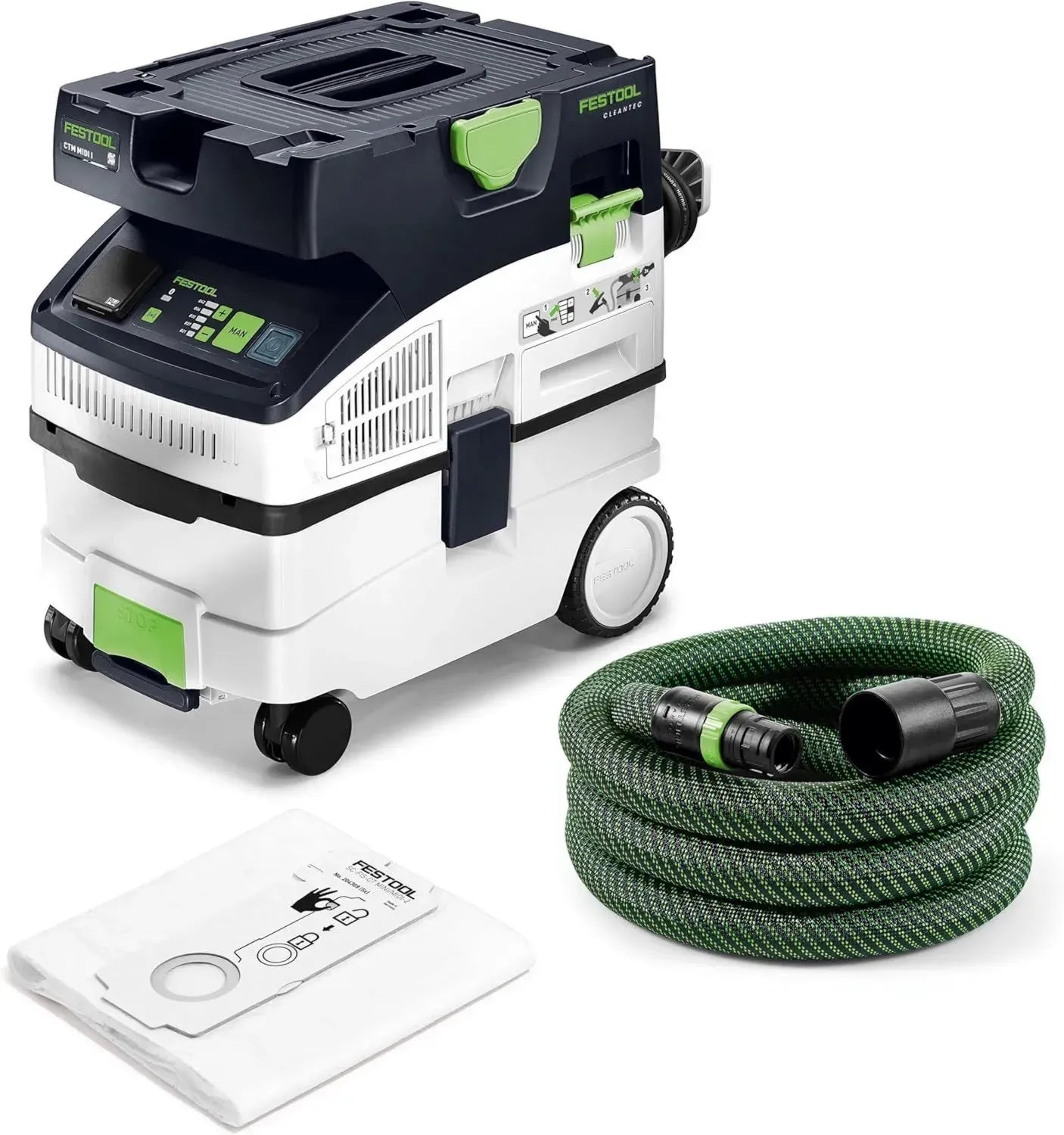 Festool Staubsauger CLEANTEC CTM MIDI I - Kompakte Effizienz für Profis