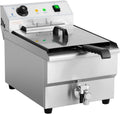 Elektrische Gewerbefritteuse 16L, 6000W, Kaltzone, Abschaltautomatik