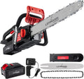 LEHMANN 40V Akku-Kettensäge, 40 cm Schnittlänge, 19 m/s, bürstenloser Motor, automatische Schmierung, inkl. Akku & Ladegerät, ergonomisch & leicht