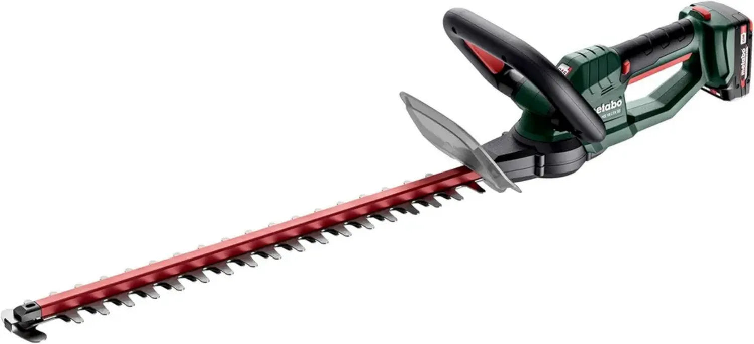 Metabo 18V Akku-Heckenschere HS 18 LTX 55, Leicht und Leise, Inklusive 2 Akkus und Ladegerät