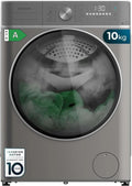 Cecotec Waschmaschine Trockner 10 kg Waschkapazität, 6 kg Trockenlast, Inverter-Motor, 16 Programme, Dampfreinigung, Antibakteriell
