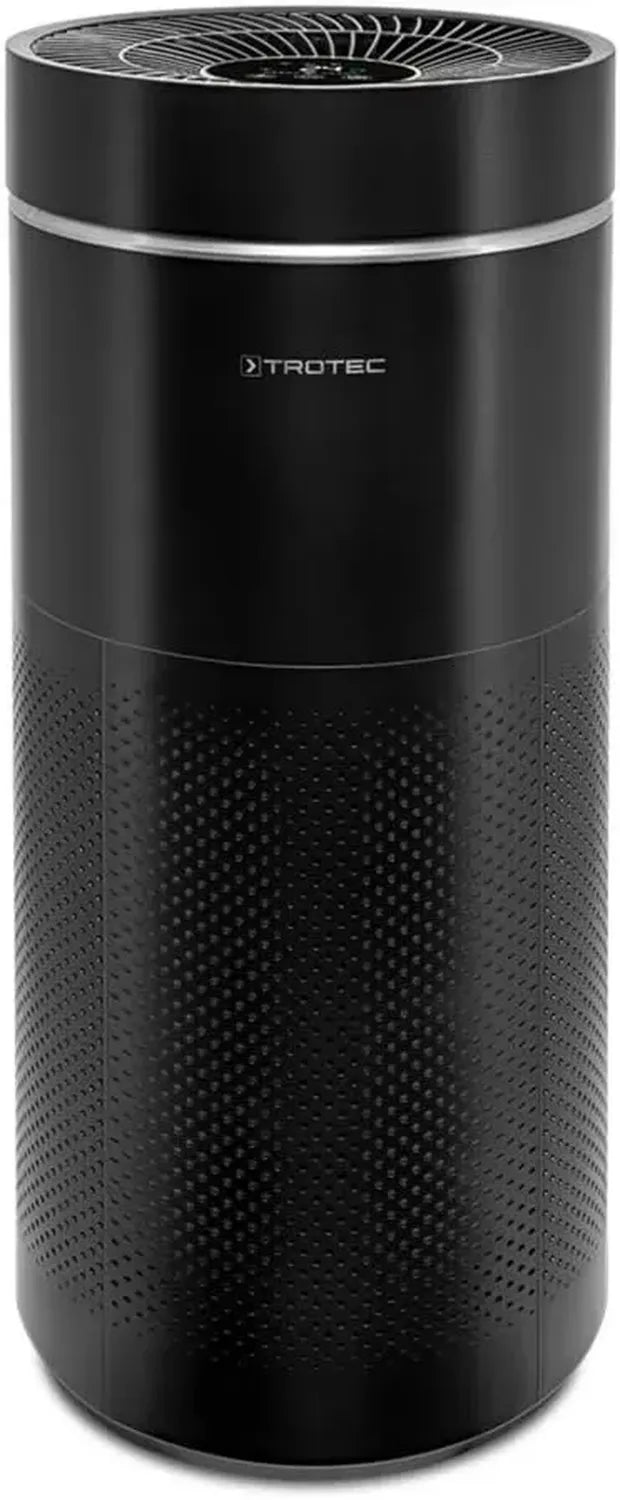 TROTEC AirgoClean 171 E Luftreiniger – HEPA Filter für Allergiker, hocheffizient bis 42 m², 5 Geschwindigkeiten, Nachtmodus, Memory-Funktion, schwarz