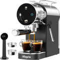 Professionelle Espressomaschine 20 Bar mit Milchaufschäumer, abnehmbarer Wassertank, Vorbrühfunktion - Perfekt für zuhause und Büro