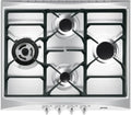 SMEG Gaskochfeld Edelstahl/Schwarz - Modell SR264XGH2