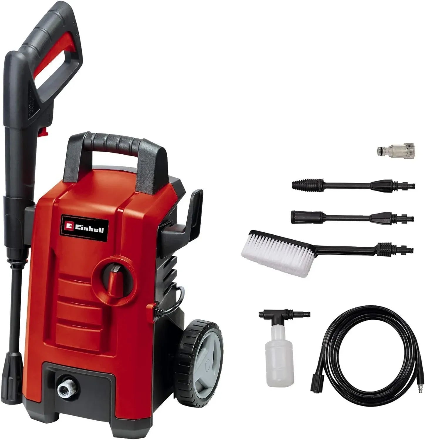 Einhell Hochdruckreiniger TC-HP 130 – Leistungsstark mit 1500 Watt, bis zu 130 bar Druck, vielseitiges Quick-Couple-System, inkl. Zubehörset