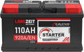 LANGZEIT 12V 110Ah Autobatterie mit 920A Startleistung - Ersetzt gängige Modelle bis 105Ah