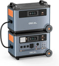 OSCAL 6000W Solargenerator mit erweiterbarer 7200Wh Powermax-Batterie für Zuhause und Camping