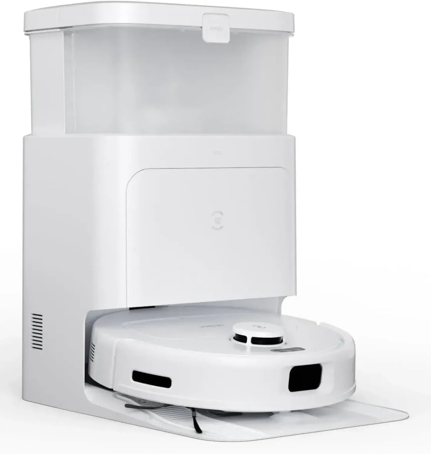 ECOVACS DEEBOT N30 PRO Saugroboter mit 10.000 Pa Saugkraft, ZeroTangle 2.0, TruEdge Reinigung, Heißwassertrocknung, Weiß