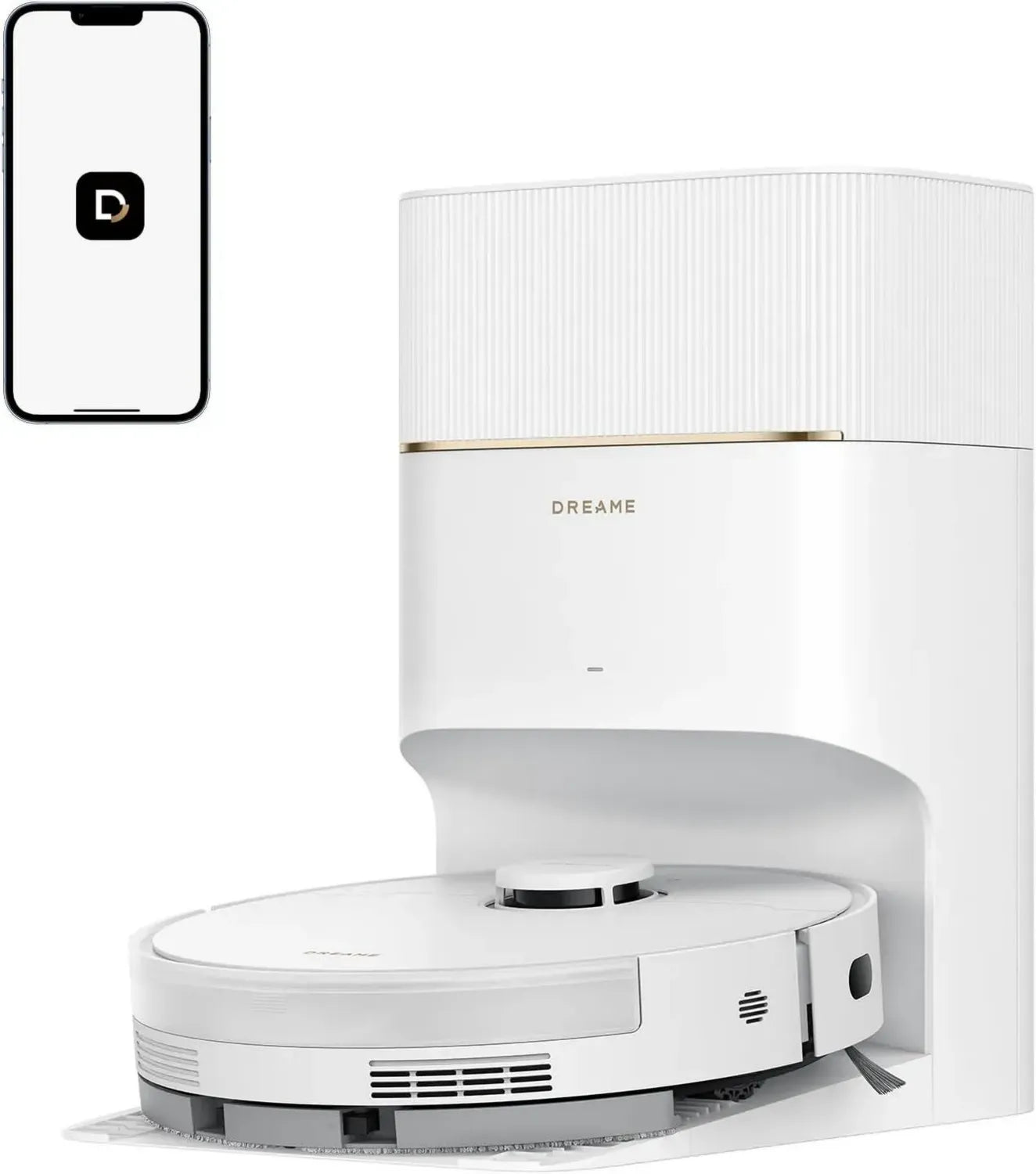 Dreame D20 Pro Plus Saugroboter mit 13.000 Pa, Duo-Bürste für Tierhaare, LDS-Navigation, 5.200 mAh Akku, Selbstentleerung und Hindernisvermeidung