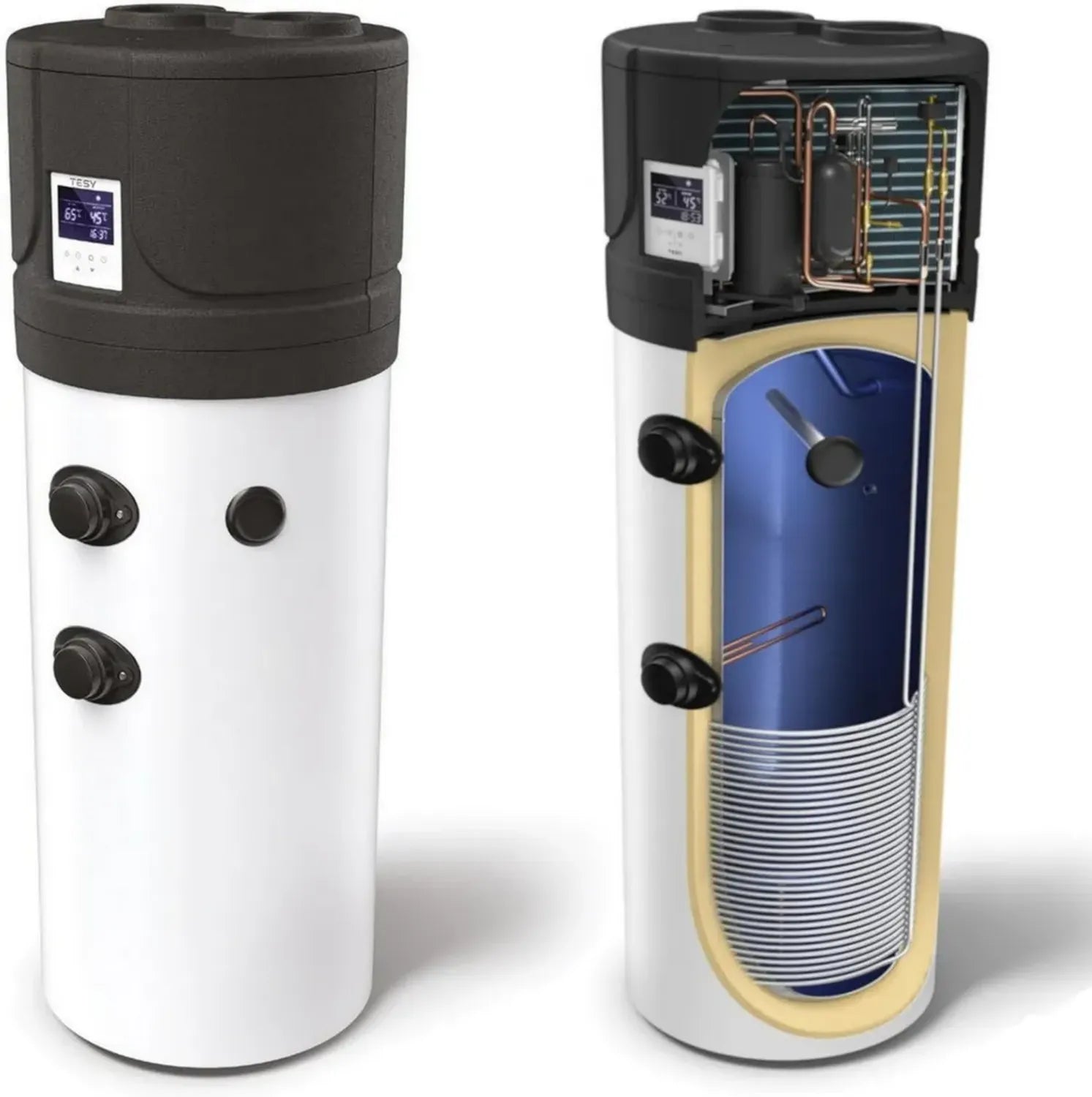 Tesy HPWH 2.1 Luft-Wasser-Wärmepumpe für Brauchwasser, 260L, ohne Wärmetauscher