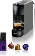 Krups Nespresso Essenza Mini, 19-Bar-Kapselmaschine, Energiesparmodus, Grau, 0,6L