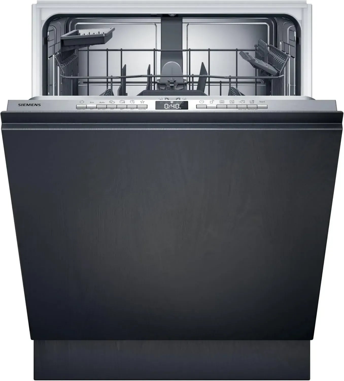 Siemens iQ300 Vollintegrierte Geschirrspülmaschine 60 cm, Extra Leise, Auto Türöffnung, Besteckkorb, varioSpeed, Made in Germany