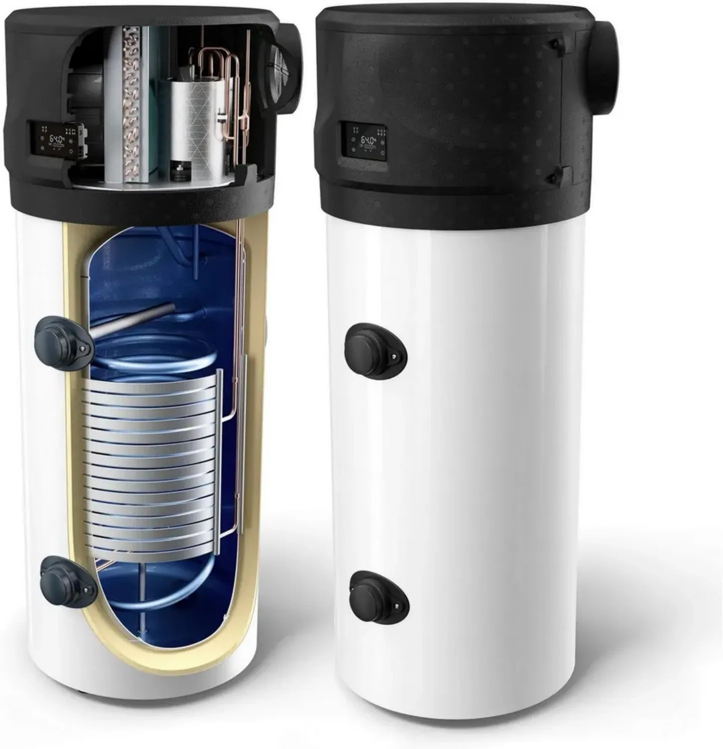 AquaThermica Pro: 260L Luft-Wasser-Trinkwasser-Wärmepumpe mit zusätzlichem Wärmetauscher