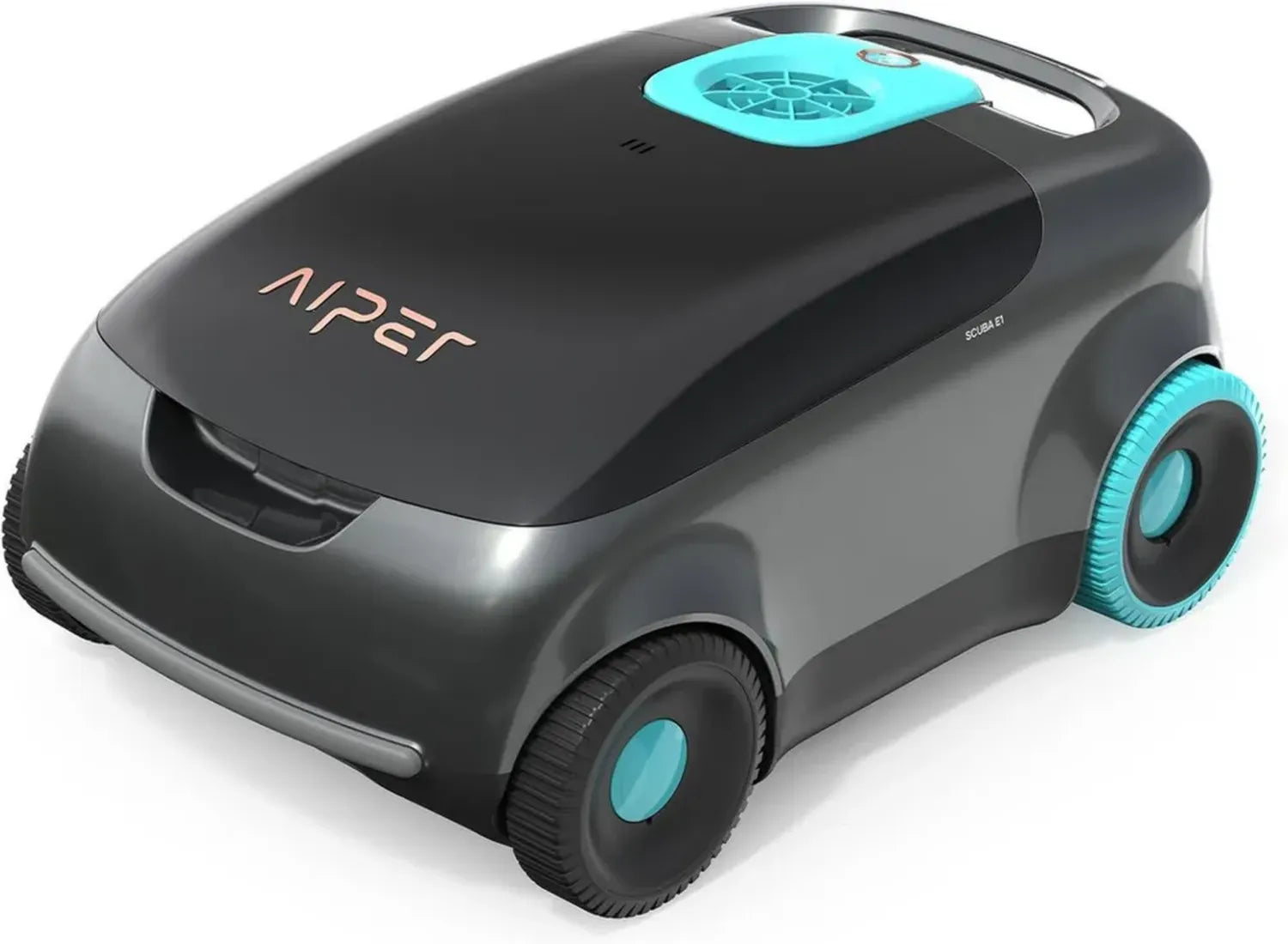AIPER Poolroboter Kabellos, Effiziente Reinigung mit Partikelfilter, 130 Min. Laufzeit, Auto-Park, Für Oberirdische Pools bis 100 m²
