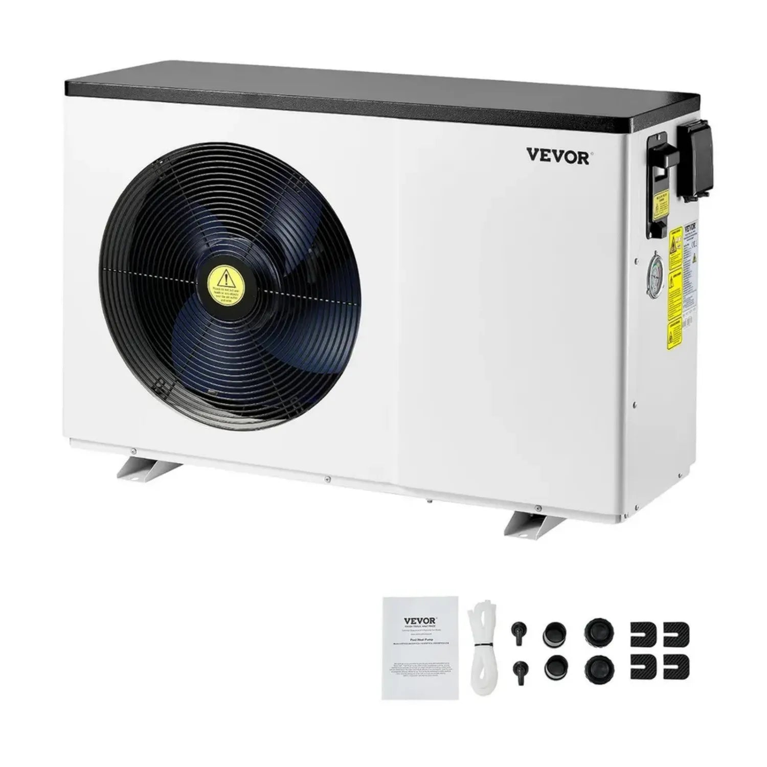 VEVOR Energiesparende Pool-Wärmepumpe, 3,22-15,25kW, für 30-60m³ Pools, Heizen und Kühlen, AC 220-240V