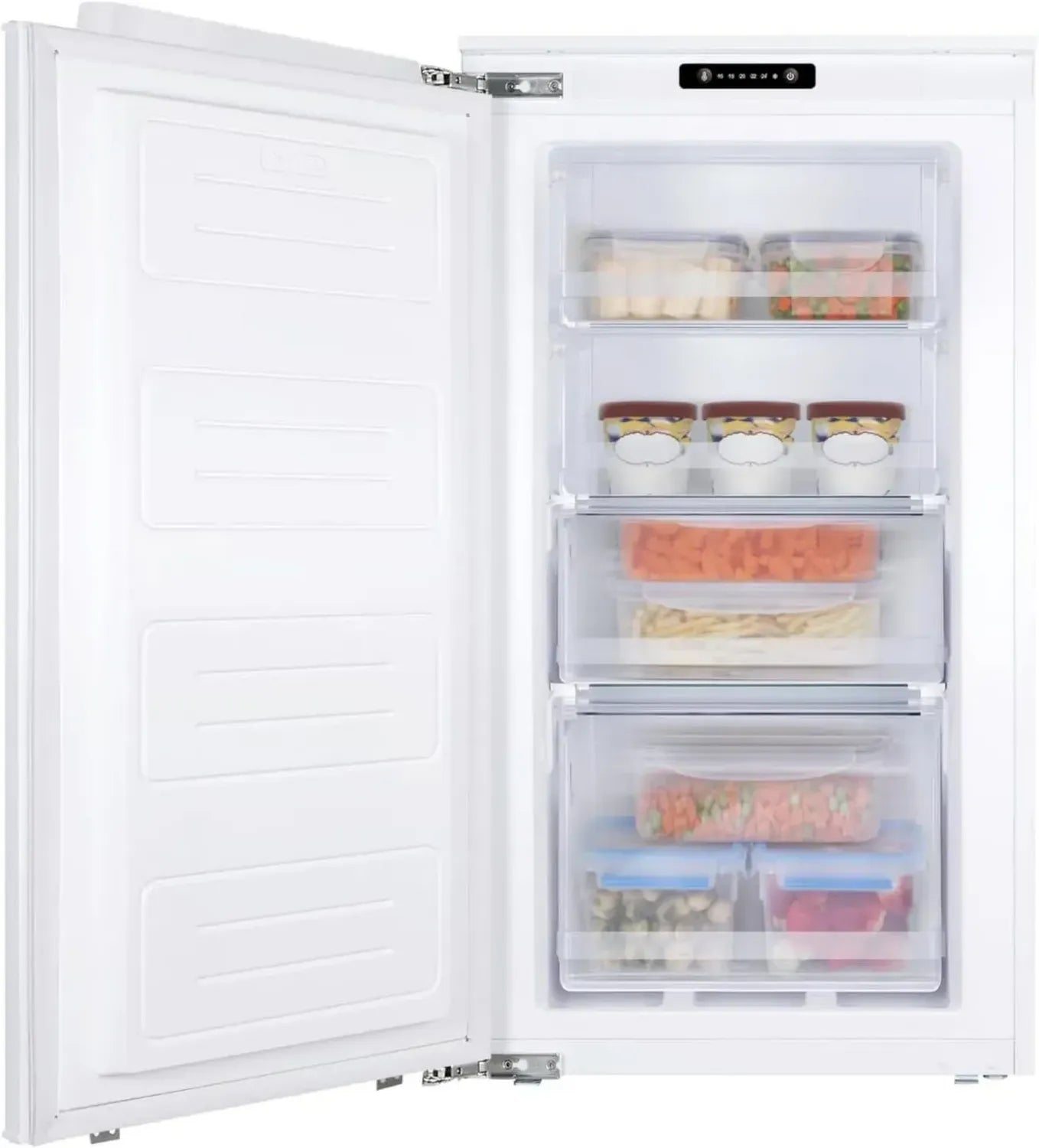 Amica Gefrierschrank EGS 16183-1 mit Inverter-Motor und FrostControl, 4 Schubladen, Elektronische Steuerung, 88 cm Nische